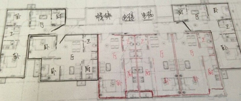 中奥嘉园零居室B户型平面图_中奥嘉园户型图