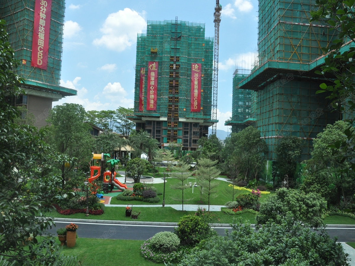 清溪碧桂园·天誉楼盘施工进度图