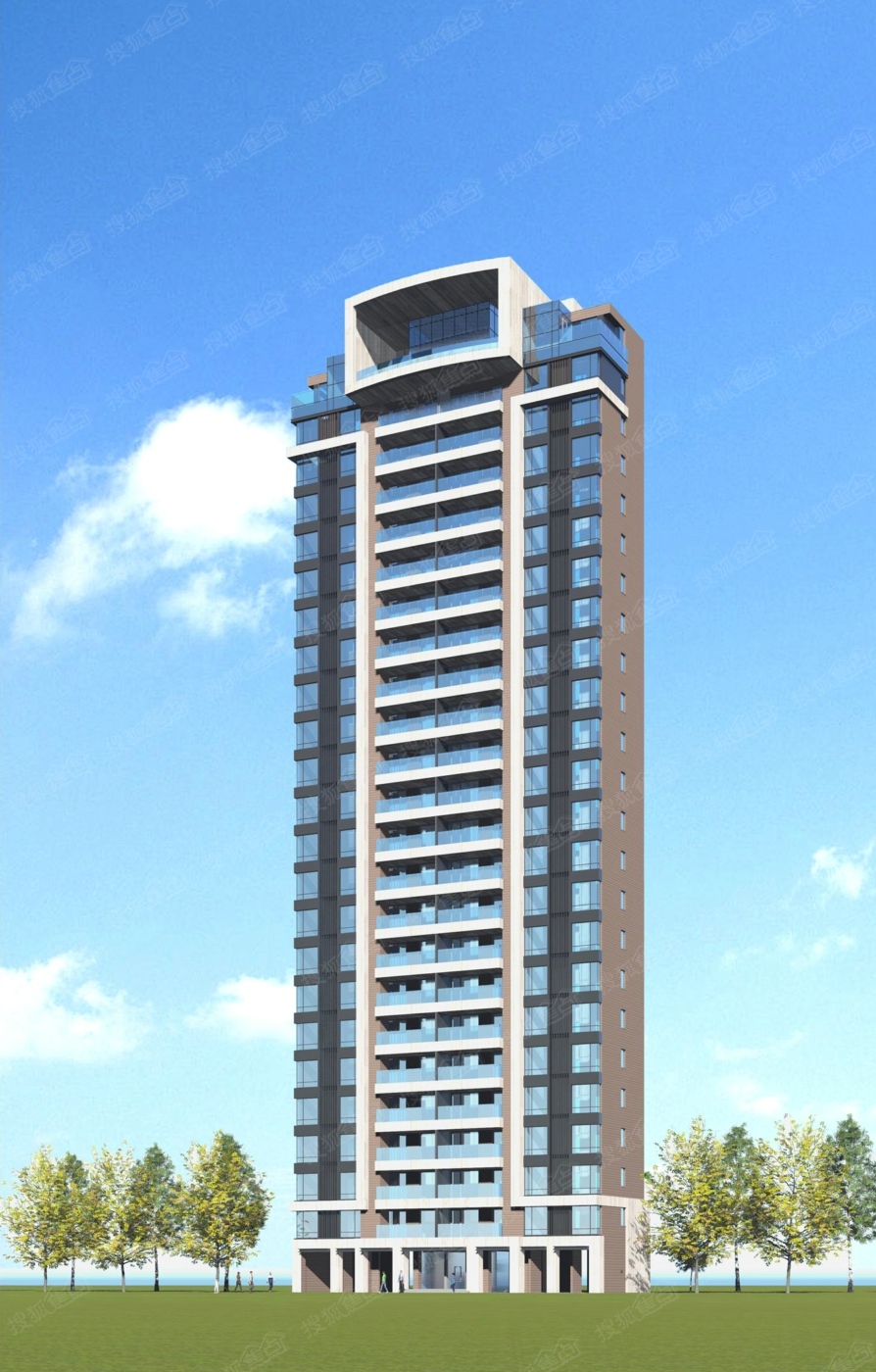 景融南湖里d户型-高层住宅效果图