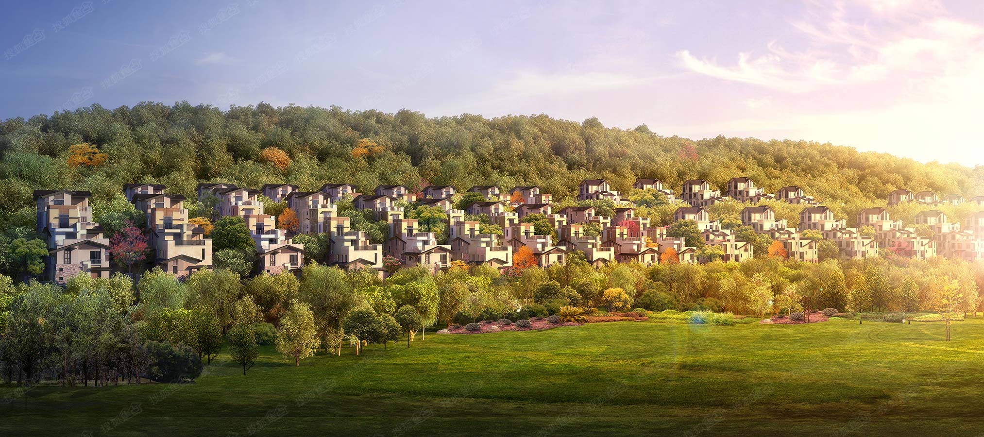 保利桃花源爬山墅效果图-广州搜狐焦点网