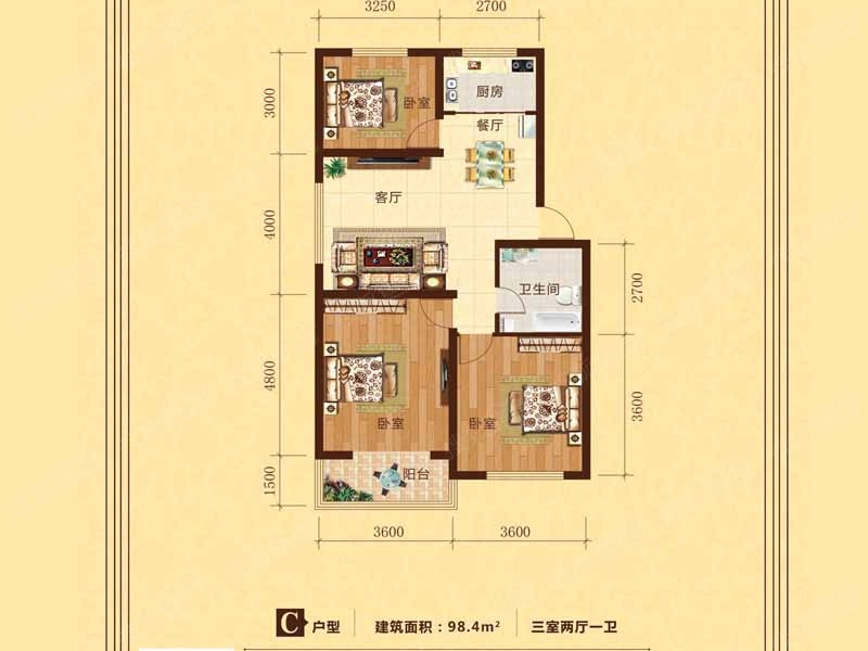 文庭雅苑三居室c_文庭雅苑户型图-秦皇岛搜狐焦点网