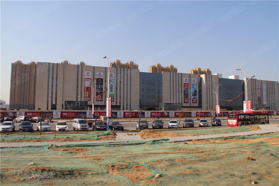 石家庄乐城国际贸易城小商品城远景施工进度图