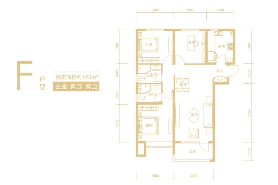 融创裕华壹号三居室f_融创裕华壹号户型图-石家庄搜狐