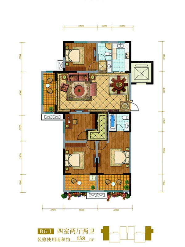 绿地隆悦公馆居室b7号楼